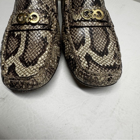 Cole Haan Shelby Moccasin Snake Print Driver Loafer Flats W Sz 8B - Picture 3 of 6